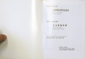 Metropolisz / Carmen