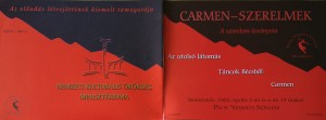 Carmen – Szerelmek – A szerelem ösvényein
